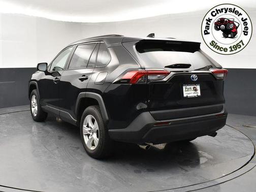 Midnight Black Metallic 2021 Toyota RAV4 Hybrid LE
