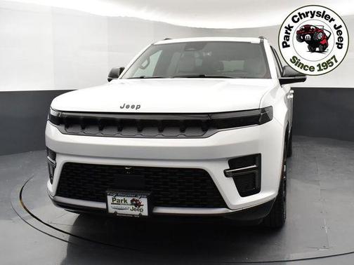 Bright White Clearcoat 2026 Jeep Grand Wagoneer Summit Obsidian 4x4