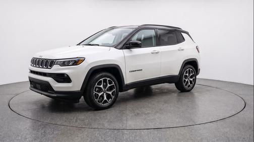 Bright White Clearcoat 2025 Jeep Compass Limited