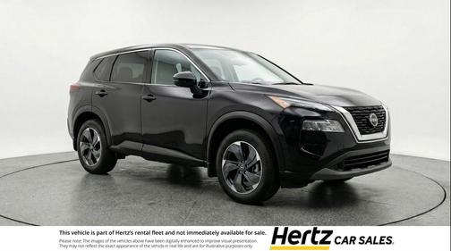Super Black 2025 Nissan Rogue SV