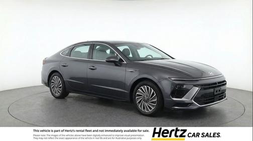 Portofino Gray 2025 Hyundai SONATA Hybrid SE