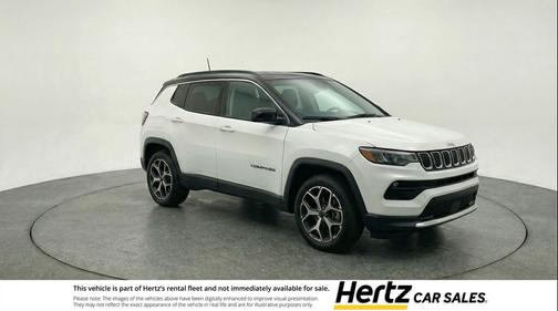 Bright White Clearcoat 2025 Jeep Compass Limited