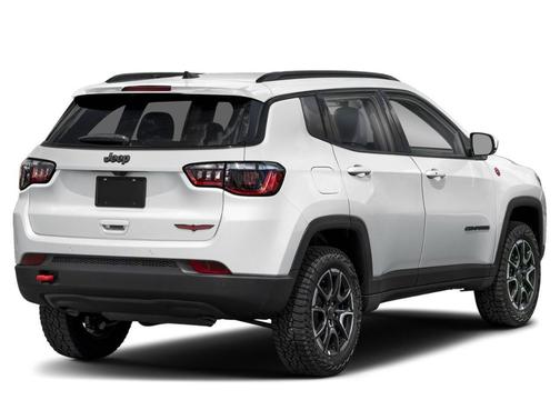Bright White Clearcoat 2025 Jeep Compass Trailhawk