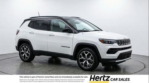 Bright White Clearcoat 2025 Jeep Compass Limited