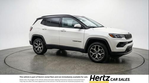 Bright White Clearcoat 2025 Jeep Compass Limited