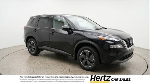 Super Black 2025 Nissan Rogue SV