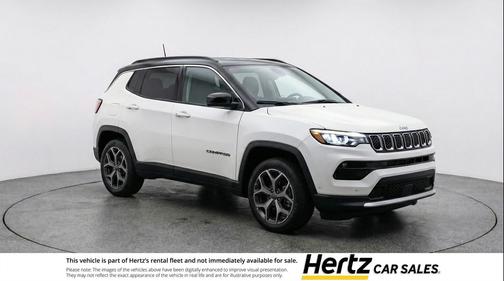 Bright White Clearcoat 2025 Jeep Compass Limited
