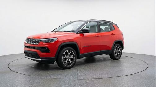 Red Hot Pearlcoat 2025 Jeep Compass Limited