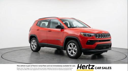 Red Hot Pearlcoat 2025 Jeep Compass Latitude