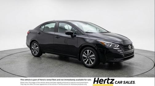 Super Black 2025 Nissan Versa 1.6 SV