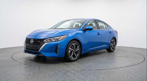 Electric Blue Metallic 2025 Nissan Sentra SV