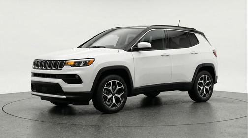 Bright White Clearcoat 2025 Jeep Compass Limited