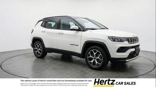 Bright White Clearcoat 2025 Jeep Compass Limited