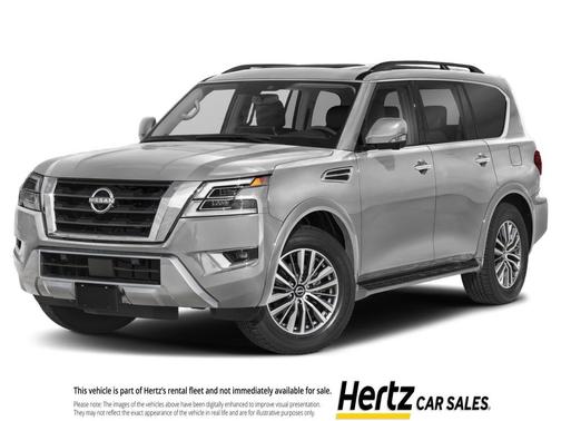 Brilliant Silver Metallic 2024 Nissan Armada SL 2WD