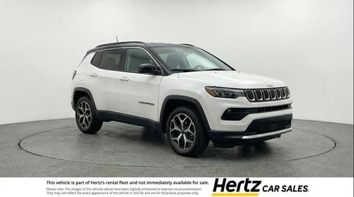 Bright White Clearcoat 2025 Jeep Compass Limited