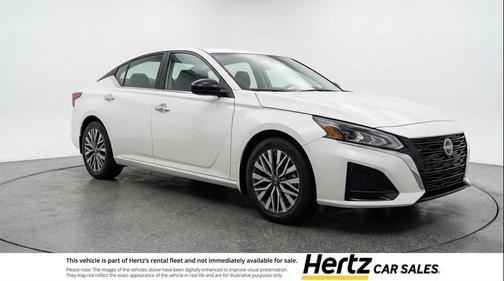 Glacier White 2025 Nissan Altima SV FWD