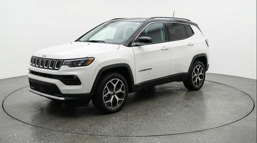 Bright White Clearcoat 2025 Jeep Compass Limited
