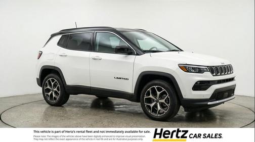 Bright White Clearcoat 2025 Jeep Compass Limited