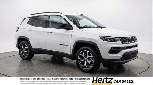 Bright White Clearcoat 2025 Jeep Compass Limited