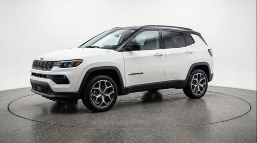 Bright White Clearcoat 2025 Jeep Compass Limited