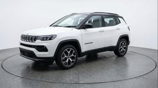 Bright White Clearcoat 2025 Jeep Compass Limited
