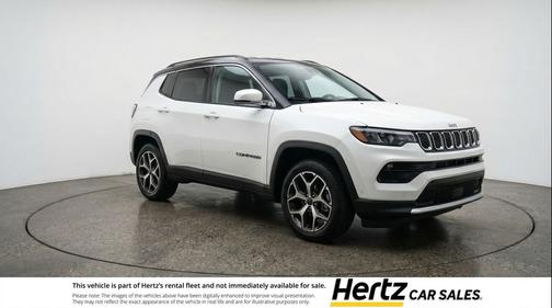 Bright White Clearcoat 2025 Jeep Compass Limited