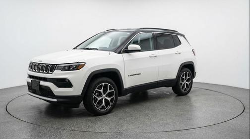 Bright White Clearcoat 2025 Jeep Compass Limited