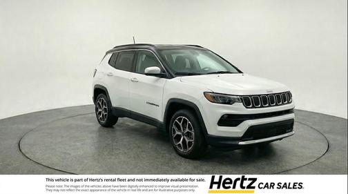 Bright White Clearcoat 2025 Jeep Compass Limited