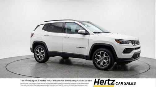 Bright White Clearcoat 2025 Jeep Compass Limited