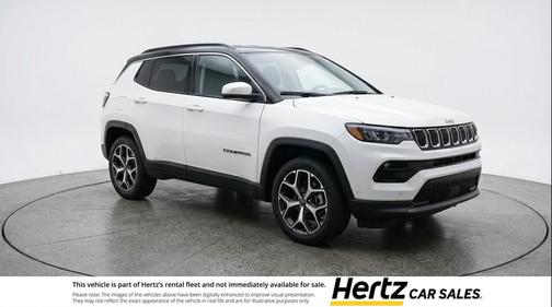 Bright White Clearcoat 2025 Jeep Compass Limited