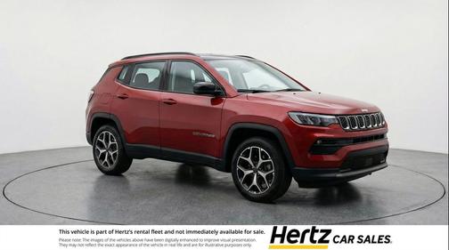 Red Hot Pearlcoat 2025 Jeep Compass Limited