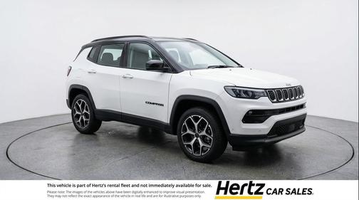 Bright White Clearcoat 2025 Jeep Compass Limited