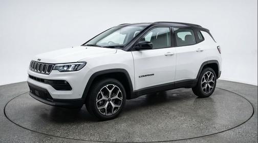 Bright White Clearcoat 2025 Jeep Compass Limited