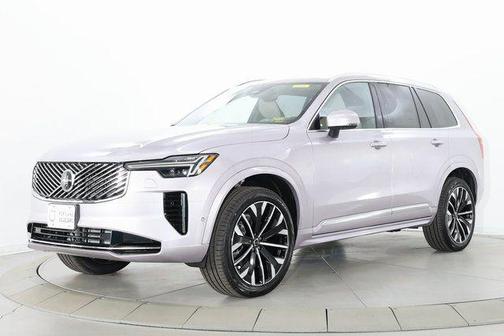 Aurora Silver 2026 Volvo XC90 Plus, B6 AWD Gas (mild hybrid), Gasoline, Bright, 7 Seats