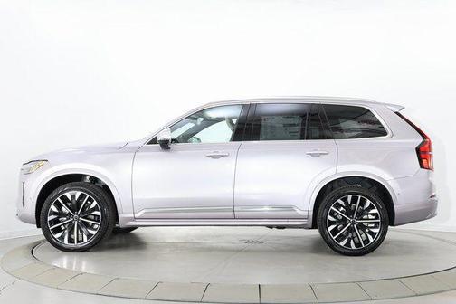 Aurora Silver 2026 Volvo XC90 Plus, B6 AWD Gas (mild hybrid), Gasoline, Bright, 7 Seats