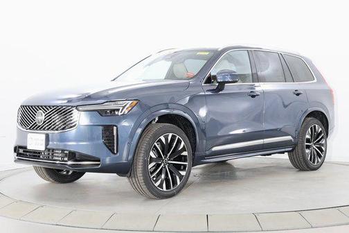 Denim Blue Metallic 2026 Volvo XC90 Plus, B6 AWD Gas (mild hybrid), Gasoline, Bright, 6 Seats