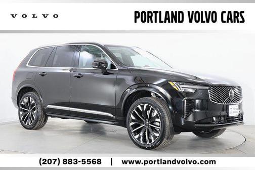 Onyx Black Metallic 2026 Volvo XC90 Plus, B6 AWD Gas (mild hybrid), Gasoline, Bright, 7 Seats