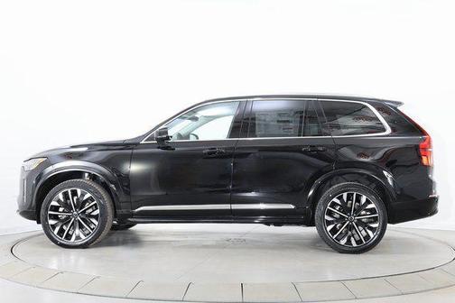 Onyx Black Metallic 2026 Volvo XC90 Plus, B6 AWD Gas (mild hybrid), Gasoline, Bright, 7 Seats