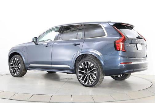 Denim Blue Metallic 2026 Volvo XC90 Plug-In Hybrid Plus, T8 AWD, Electric/Gasoline, Bright, 6 Seats