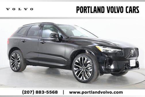 Onyx Black Metallic 2026 Volvo XC60 Plug-In Hybrid Ultra, T8 AWD Electric/Gasoline, Dark