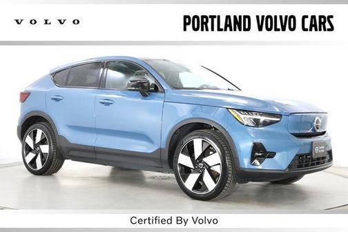 Fjord Blue Metallic 2023 Volvo C40 Recharge Pure Electric Twin Ultimate