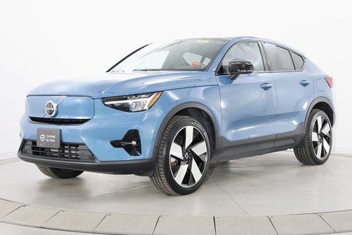 Fjord Blue Metallic 2023 Volvo C40 Recharge Pure Electric Twin Ultimate