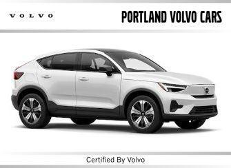 Crystal White Metallic 2023 Volvo C40 Recharge Pure Electric Twin Core
