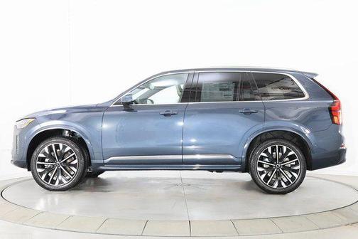 Denim Blue Metallic 2026 Volvo XC90 Plus, B6 AWD Gas (mild hybrid), Gasoline, Bright, 6 Seats