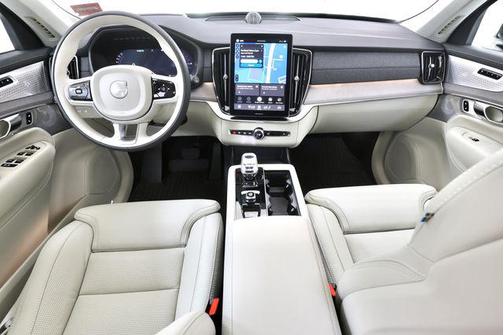 Mulberry Red Metallic 2026 Volvo XC90 Plug-In Hybrid Ultra Dark Theme, T8 AWD, Electric/Gasoline, 6 Seats