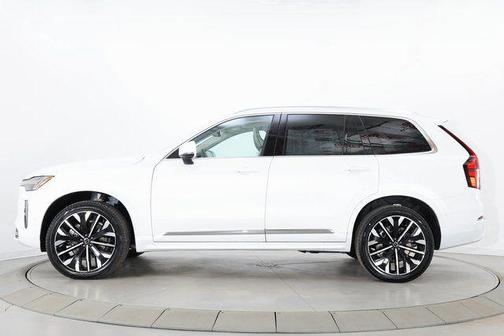 Crystal White Pearl 2026 Volvo XC90 Ultra, B6 AWD Gas (mild hybrid), Gasoline, Bright, 7 Seats