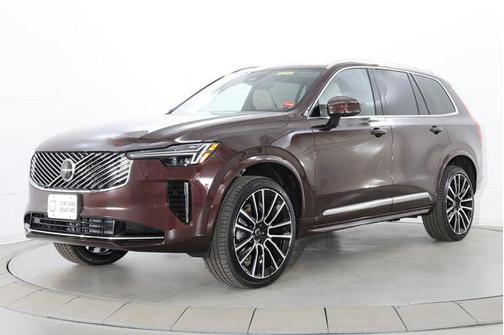 Mulberry Red Metallic 2026 Volvo XC90 Plus, B6 AWD Gas (mild hybrid), Gasoline, Bright, 7 Seats