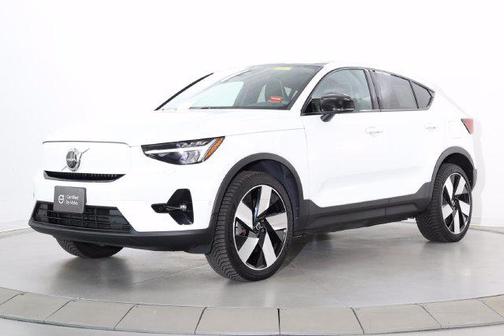 Crystal White Metallic 2023 Volvo C40 Recharge Pure Electric Twin Ultimate