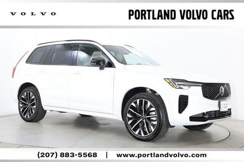 Crystal White Pearl 2026 Volvo XC90 Plug-In Hybrid Ultra Dark Theme, T8 AWD, Electric/Gasoline, 7 Seats