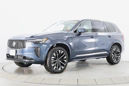 Denim Blue Metallic 2026 Volvo XC90 Plug-In Hybrid Ultra, T8 AWD, Electric/Gasoline, Bright, 7 Seats